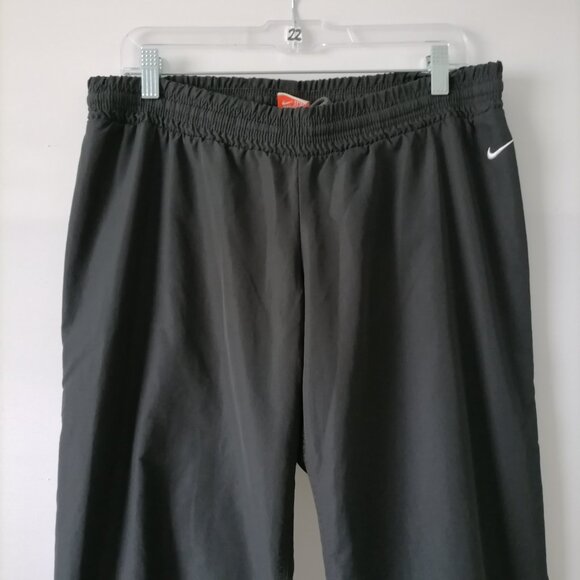 Nike The Athletic Dept Womens Charcoal Elastic Waist Wide Leg Track Pant Size M - Picture 3 of 7